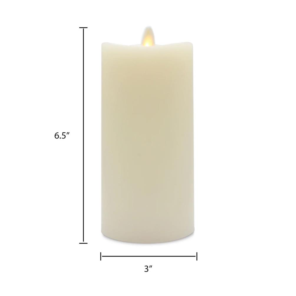 Matchless Vanilla Honey LED Pillar Candle 16.5cm x 7.6cm Extra Image 2